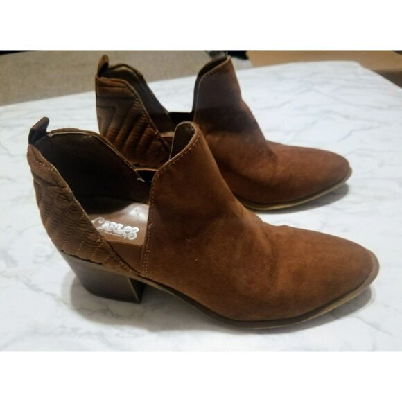 Carlos by Carlos Santana Women's Addison Ankle Boot,‎ Brown, Size 9.5 - Picture 2 of 9